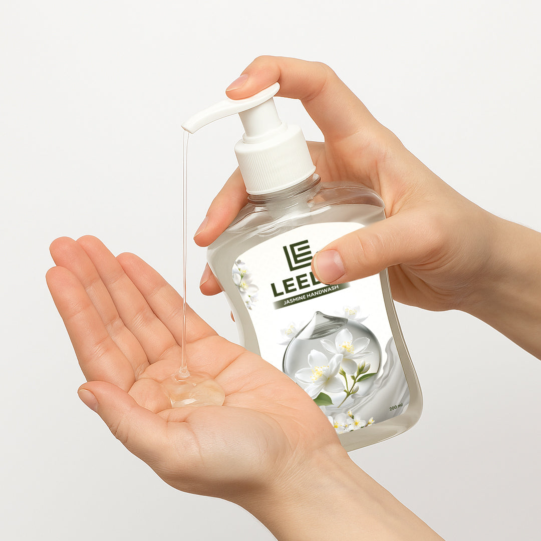 Leeda Jasmine Handwash 200 Ml | Calming Essence, Paraben-Free | Rich Lathering Formula