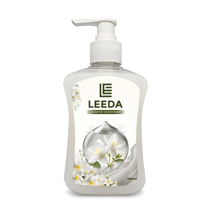 Leeda Jasmine Handwash 200 Ml | Calming Essence, Paraben-Free | Rich Lathering Formula